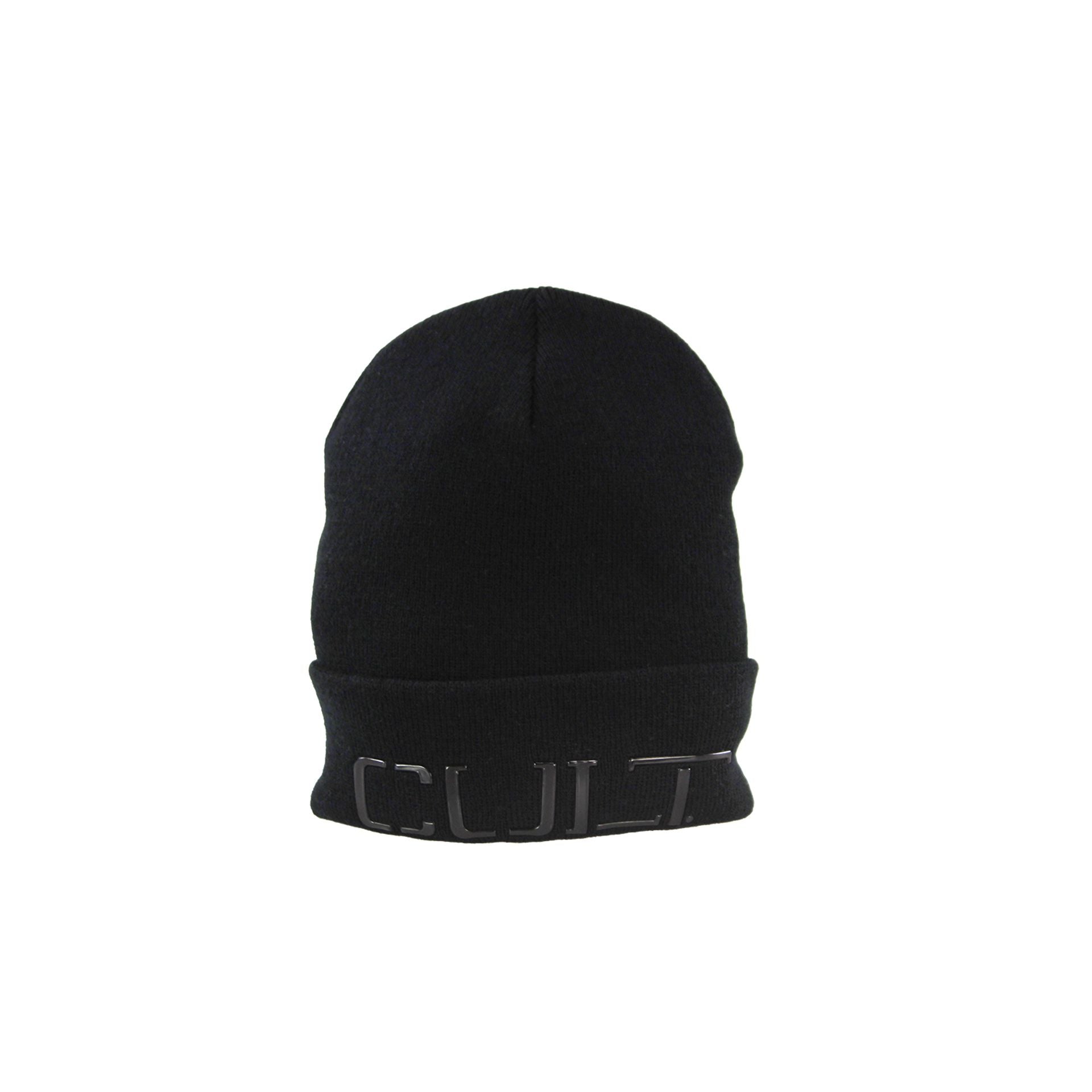  Gorro de invierno unisex Cult en acrílico 100%, diseño monocolor, negro, modelo X4EPUX97600Z_999
 